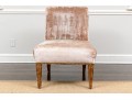 Profiles Velvet Upholstered Slipper Chair