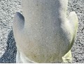 A Beautiful Vintage Cast Cement Sitting Retriever 