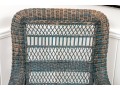 Vintage Woven Wicker Armchair