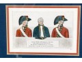 John Kay (Scotland, 1742-1826) Set Of Three Gilt Framed Hand Colored Portrait Engravings 
