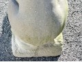 A Beautiful Vintage Cast Cement Sitting Retriever 