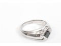 Sterling Silver Pair Of Retro Chunky Assorted Rings, Size 10
