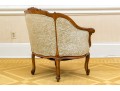 Vintage French Style Carved Tub Chair