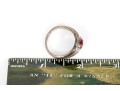 Sterling Silver Pair Of Retro Chunky Assorted Rings, Size 10