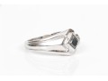 Sterling Silver Pair Of Retro Chunky Assorted Rings, Size 10