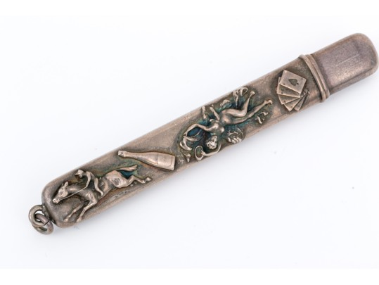 Antique Sterling Silver Cased Pencil 