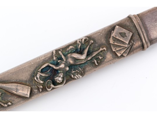 Antique Sterling Silver Cased Pencil 