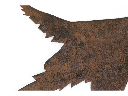 Vintage Cut Iron Panel, Hunting Dog