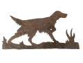 Vintage Cut Iron Panel, Hunting Dog