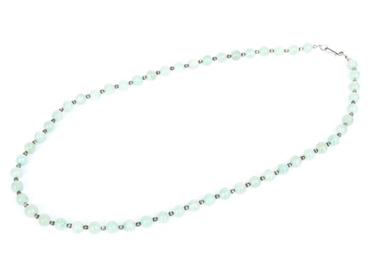 Collection Of Chic Matinee Length Stone Bead Necklaces, Including Amethyst, Aventurine Quartz