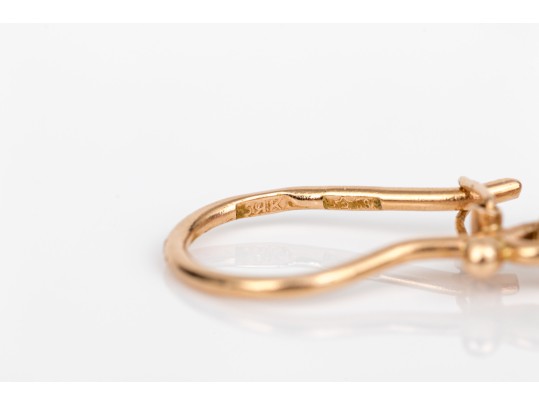 583 Rose Gold Striking Amber Pendant Earrings And Complementary Pendant