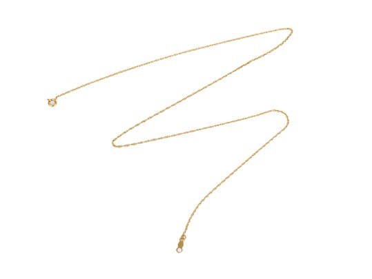 14k Yellow Gold Simple 16