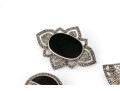 Striking Collection Of Sterling Silver And Marcasite Jewelry Pieces
