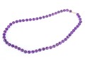 Collection Of Chic Matinee Length Stone Bead Necklaces, Including Amethyst, Aventurine Quartz