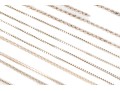 Collection Of Assorted Foxtail, Box And Rope Chain Necklaces, Varying Lengths