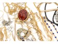 Collection Of Vintage Assorted Costume And Fashion Jewelry Pieces