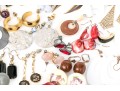 Large Collection Of Vintage Fashion Earrings, Assorted Styles 
