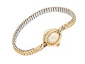 Hamilton Vintage 14k Yellow Gold Cased Watch With Steel Stretch Speidel Bracelet