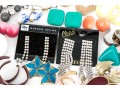 Large Collection Of Vintage Fashion Earrings, Assorted Styles 