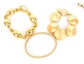 Collection Of Vintage Assorted Gold Tone Fashion Jewelry Pieces, Including Napier