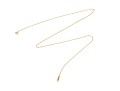 14k Yellow Gold Simple 16
