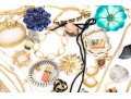 Collection Of Vintage Assorted Costume And Fashion Jewelry Pieces