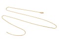 14k Yellow Gold Classic Rope Link Matinee Length Chain Necklace