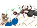 Large Collection Of Vintage Fashion Earrings, Assorted Styles 