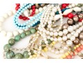 Large Collection Of Vintage Assorted Costume And Fashion Beads, Including Glass