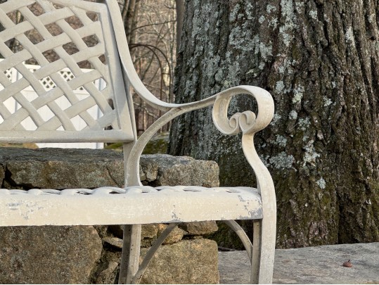 Cast Aluminum Garden Settee