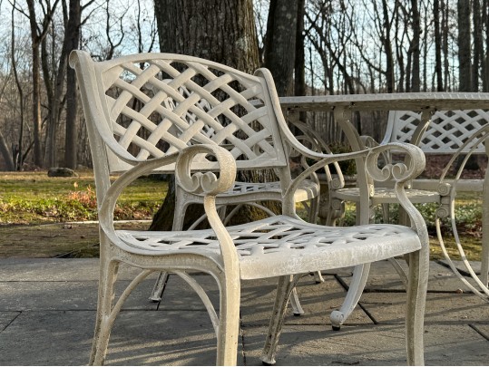 Cast Aluminum Outdoor Dining Set
