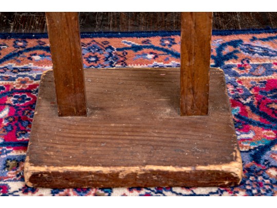 Antique American Ratchet Style Candle Stand