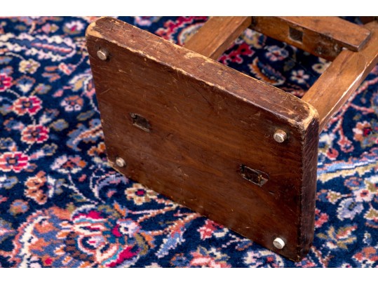 Antique American Ratchet Style Candle Stand