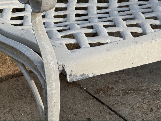 Cast Aluminum Garden Settee