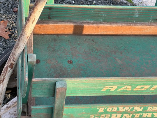 Vintage Radio Town And Country Paint Finished Wagon