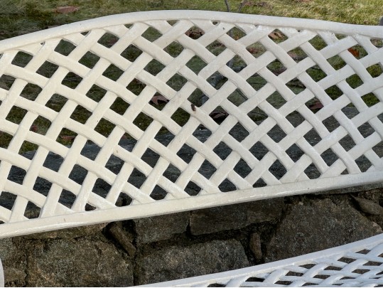 Cast Aluminum Garden Settee