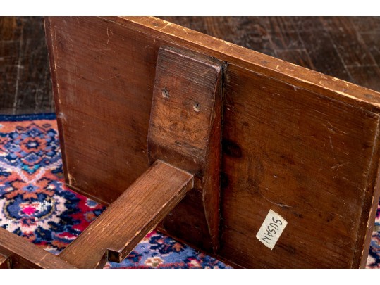 Antique American Ratchet Style Candle Stand