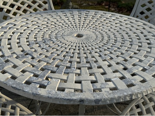 Cast Aluminum Outdoor Dining Set