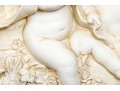 Fiberglass Neoclassical Wall Hanging, Four Cherubs
