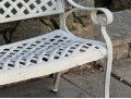 Cast Aluminum Garden Settee