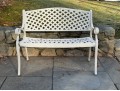 Cast Aluminum Garden Settee