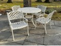 Cast Aluminum Outdoor Dining Set