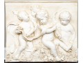 Fiberglass Neoclassical Wall Hanging, Four Cherubs
