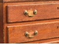 Antique American Cherry Finished Pine Chest, 1790-1820