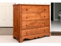 19th C. Country Cottage Pine Chest, Ca. 1850