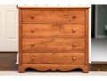 19th C. Country Cottage Pine Chest, Ca. 1850