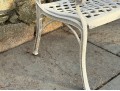 Cast Aluminum Garden Settee