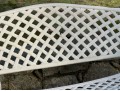 Cast Aluminum Garden Settee