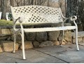 Cast Aluminum Garden Settee