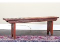 Vintage American Folk Art Paint Finished Bucket Bench